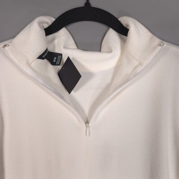 NWT CLUB MONACO Women’s ANGILE Mini DRESS ROBE WHITE/BLANC Size MEDIUM - Picture 7 of 11